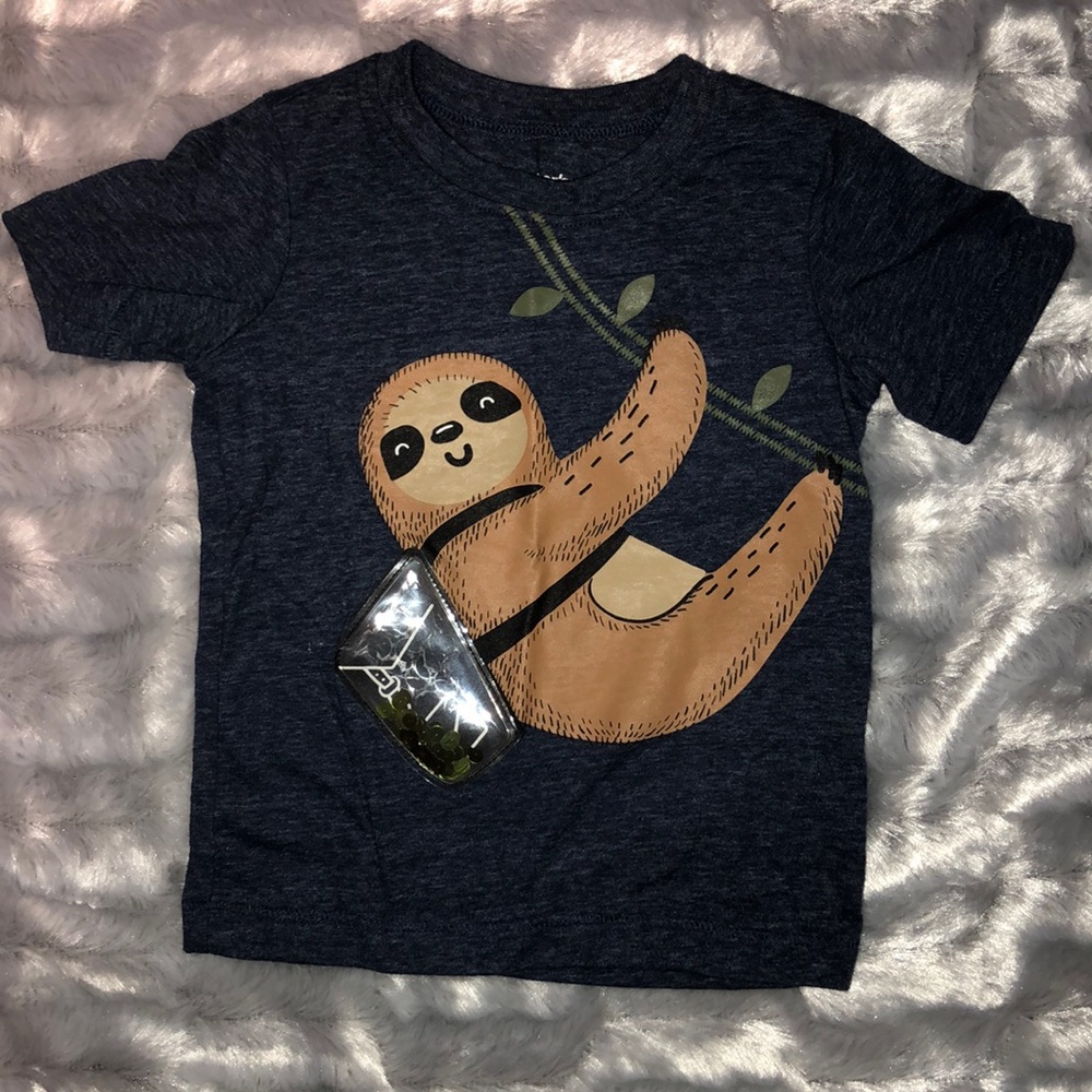 Carter’s- short sleeve sloth T-shirt